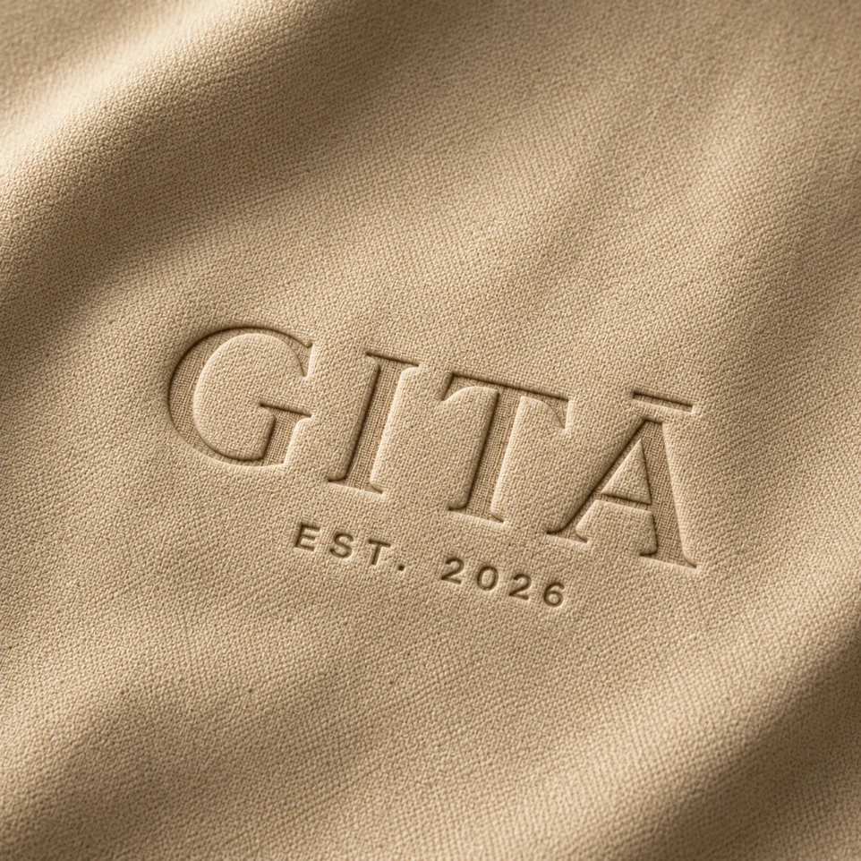 GITĀ premium oversized printed T-shirt brand identity