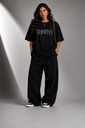 GITA Veil of Thorns Oversized         T-Shirt black / white
